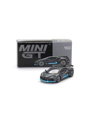 MINI GT 474 부가티 DIVO 블루 블랙 좌핸들 다이캐스트 자동차 모형